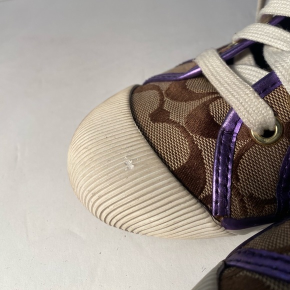 Coach sneakers with purple sequin trim - Picture 9 of 9